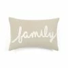 Best reviews of 👍 Lush Decor Family Chenille Embroidery Script Cotton Decorative Pillow Cover 💯