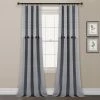 Best reviews of 😀 Lush Decor Farmhouse Button Stripe Yarn Dyed Woven Cotton Window Curtain Panel Pair Blue 😍