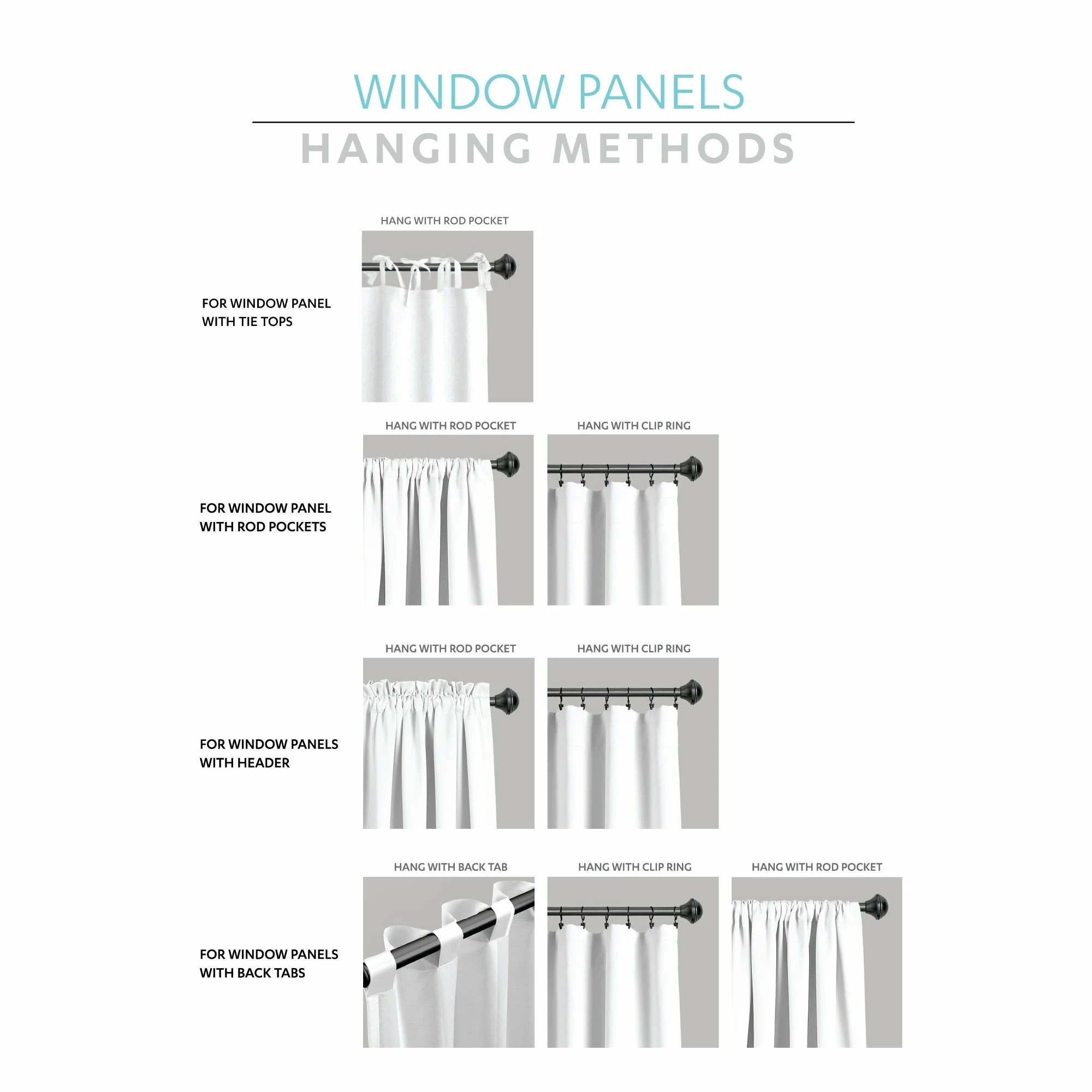 Wholesale ✔️ Lush Decor Farmhouse Faux Linen Colorblock Pleated Window Curtain Single Panel - 84" X 40" ✨ 4 Wholesale ✔️ Lush Decor Farmhouse Faux Linen Colorblock Pleated Window Curtain Single Panel - 84" X 40" ✨ - Image 4