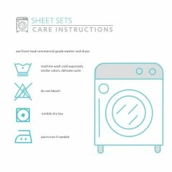 Flash Sale 🧨 Lush Decor Farmhouse Milo Solid Silver-Infused Antimicrobial Sheet Set 🤩 -Lush Decor Shop Lush Decor Farmhouse Milo Solid Silver Infused Antimicrobial Sheet Set 5