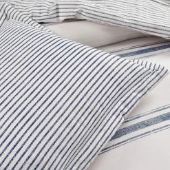 Best deal 😀 Lush Decor Farmhouse Stripe 3 Piece Duvet Cover Set Navy 🥰 -Lush Decor Shop Lush Decor Farmhouse Stripe 3 Piece Duvet Cover Set 14