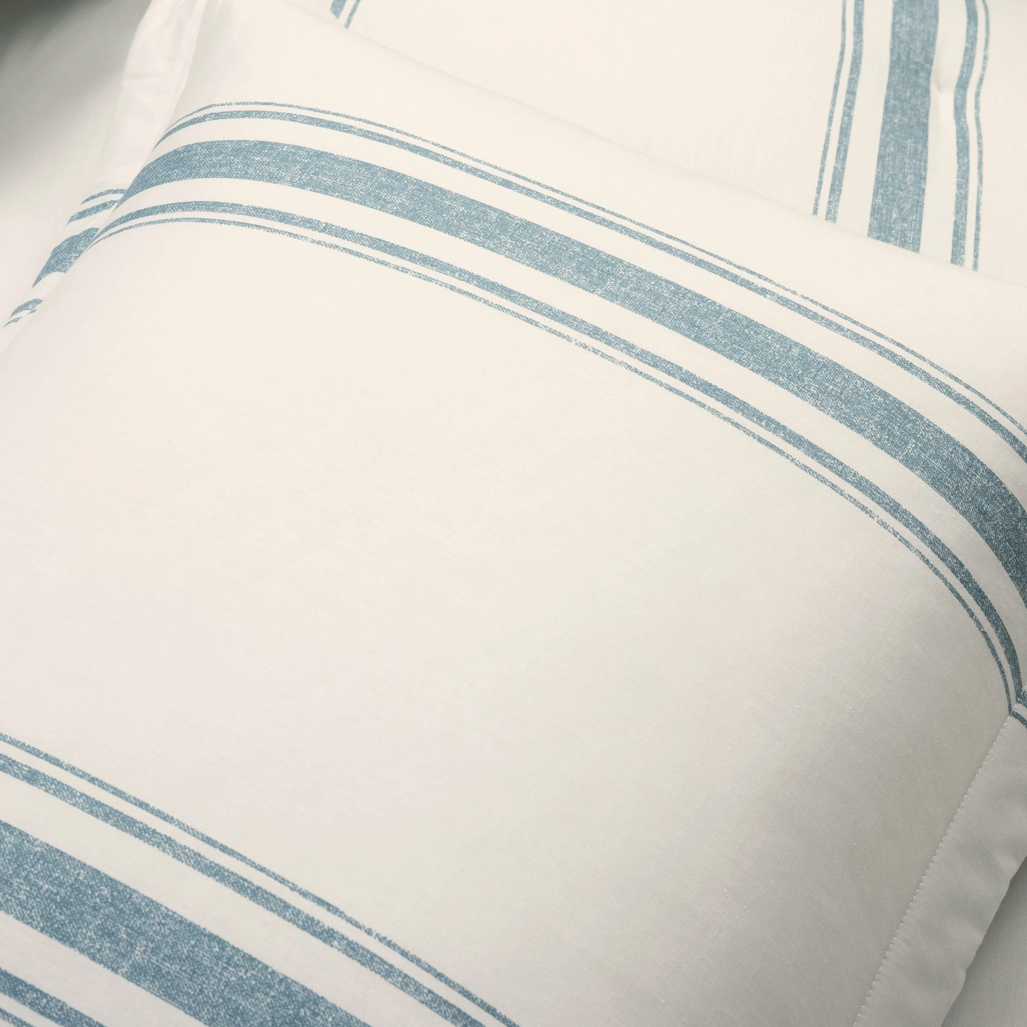 Brand new π Lush Decor Farmhouse Stripe Reversible Cotton 2 Piece Comforter Set Blue π 11 Brand new π Lush Decor Farmhouse Stripe Reversible Cotton 2 Piece Comforter Set Blue π - Image 11