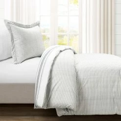 Brand new π Lush Decor Farmhouse Stripe Reversible Cotton 2 Piece Comforter Set Blue π 28 Brand new π Lush Decor Farmhouse Stripe Reversible Cotton 2 Piece Comforter Set Blue π -Lush Decor Shop Lush Decor Farmhouse Stripe Reversible Cotton 2 Piece Comforter Set 13