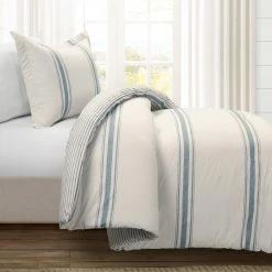 Brand new π Lush Decor Farmhouse Stripe Reversible Cotton 2 Piece Comforter Set Blue π 22 Brand new π Lush Decor Farmhouse Stripe Reversible Cotton 2 Piece Comforter Set Blue π -Lush Decor Shop Lush Decor Farmhouse Stripe Reversible Cotton 2 Piece Comforter Set 7