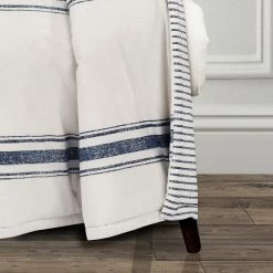 Promo 🥰 Lush Decor Farmhouse Stripe Throw Gray 👏 -Lush Decor Shop Lush Decor Farmhouse Stripe Throw 12