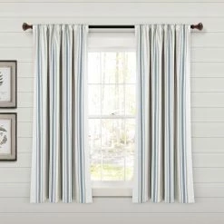 Best Pirce 😀 Lush Decor Farmhouse Stripe Yarn Dyed Cotton Window Curtain Panel Pair Neutral 😉 -Lush Decor Shop Lush Decor Farmhouse Stripe Yarn Dyed Cotton Window Curtain Panel Pair 10