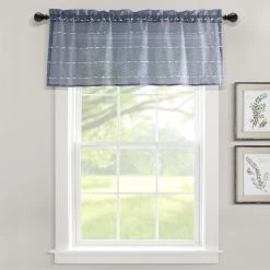 Wholesale 👍 Lush Decor Farmhouse Textured Sheer Valance Single.. Gray 😀 26 Wholesale 👍 Lush Decor Farmhouse Textured Sheer Valance Single.. Gray 😀 -Lush Decor Shop Lush Decor Farmhouse Textured Sheer Valance Single 11