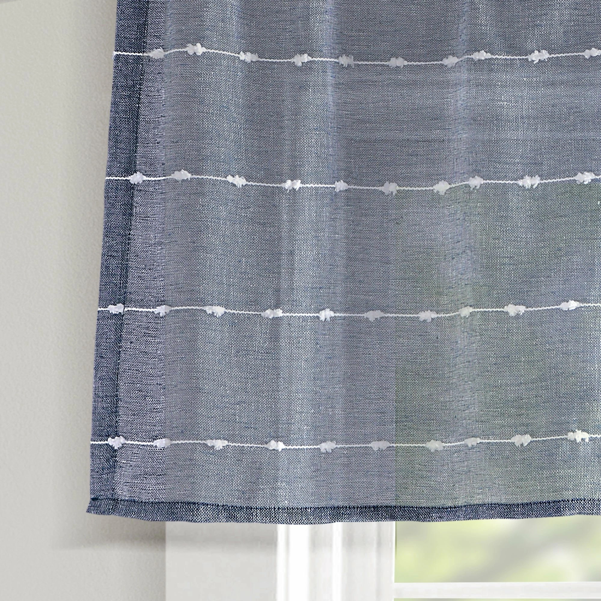 Wholesale 👍 Lush Decor Farmhouse Textured Sheer Valance Single.. Gray 😀 13 Wholesale 👍 Lush Decor Farmhouse Textured Sheer Valance Single.. Gray 😀 - Image 13