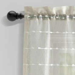 Wholesale 👍 Lush Decor Farmhouse Textured Sheer Valance Single.. Gray 😀 17 Wholesale 👍 Lush Decor Farmhouse Textured Sheer Valance Single.. Gray 😀 -Lush Decor Shop Lush Decor Farmhouse Textured Sheer Valance Single 2