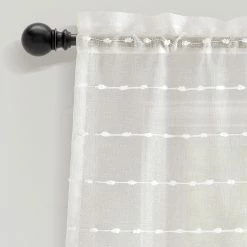 Wholesale 👍 Lush Decor Farmhouse Textured Sheer Valance Single.. Gray 😀 20 Wholesale 👍 Lush Decor Farmhouse Textured Sheer Valance Single.. Gray 😀 -Lush Decor Shop Lush Decor Farmhouse Textured Sheer Valance Single 5