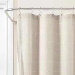 Lush Decor Shop -Lush Decor Shop Lush Decor Farmhouse Textured Sheer With Peva Lining Shower Curtain 1