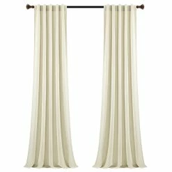 Brand new 💯 Lush Decor Farmhouse Vintage Stripe Yarn Dyed Cotton Back Tab/Rod Pocket Window Curtain Panels Black ⌛ -Lush Decor Shop Lush Decor Farmhouse Vintage Stripe Yarn Dyed Cotton Back Tab Rod Pocket Window Curtain Panels 6