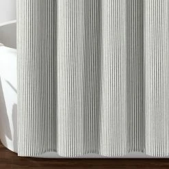 New ⌛ Lush Decor Farmhouse Vintage Stripe Yarn Dyed Eco-Friendly Recycled Cotton Shower Curtain Neutral 🥰 -Lush Decor Shop Lush Decor Farmhouse Vintage Stripe Yarn Dyed Eco Friendly Recycled Cotton Shower Curtain 7
