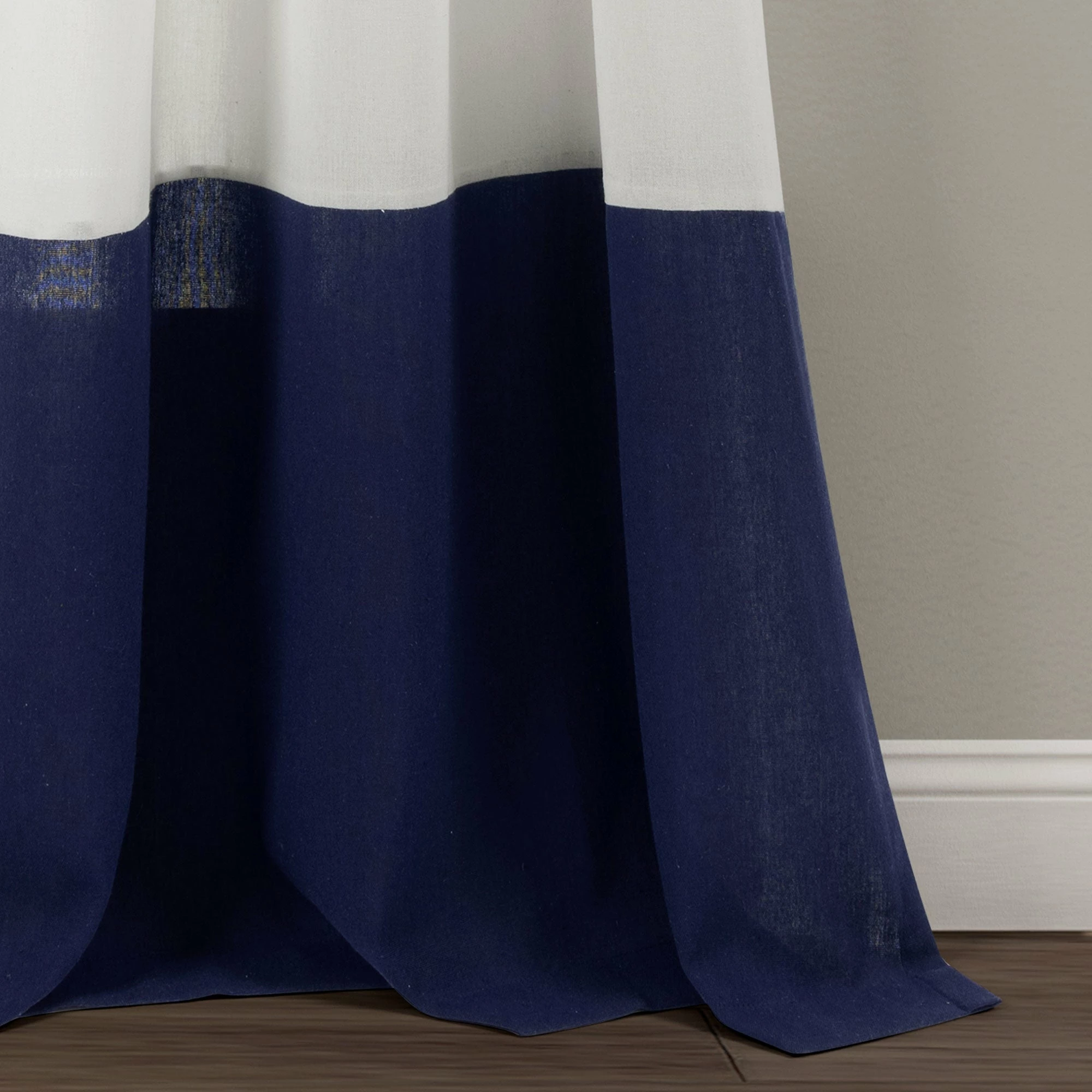 Cheapest π Lush Decor Faux Linen Grommet Colorblock Window Curtain Single Panel - 84" X 40" β 8 Cheapest π Lush Decor Faux Linen Grommet Colorblock Window Curtain Single Panel - 84" X 40" β - Image 8