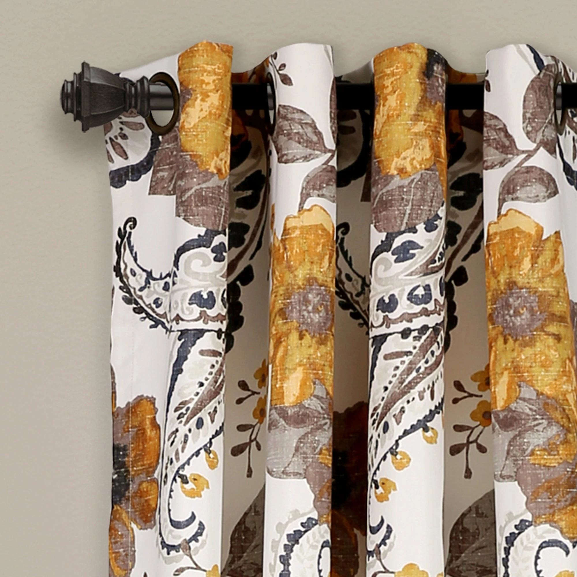 Cheap π Lush Decor Floral Paisley Curtain Panel Pair Blue/green π 2 Cheap π Lush Decor Floral Paisley Curtain Panel Pair Blue/green π - Image 2