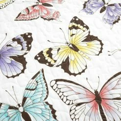 Best Pirce ❤️ Lush Decor Flutter Butterfly 3-piece Quilt Set Lilac ✔️ 18 Best Pirce ❤️ Lush Decor Flutter Butterfly 3-piece Quilt Set Lilac ✔️ -Lush Decor Shop Lush Decor Flutter Butterfly 3 piece Quilt Set 3