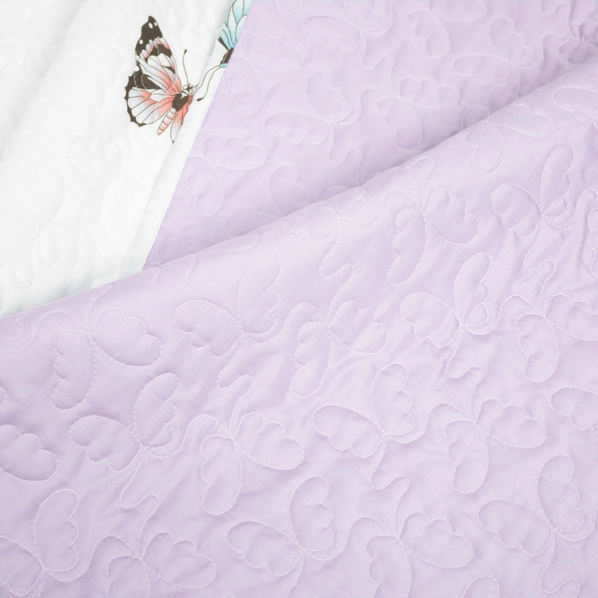 Best Pirce ❤️ Lush Decor Flutter Butterfly 3-piece Quilt Set Lilac ✔️ 9 Best Pirce ❤️ Lush Decor Flutter Butterfly 3-piece Quilt Set Lilac ✔️ - Image 9
