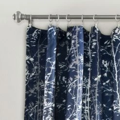 Wholesale 🛒 Lush Decor Forest Window Curtain Panel Pair Navy 🥰 -Lush Decor Shop Lush Decor Forest Window Curtain Panel Pair 2