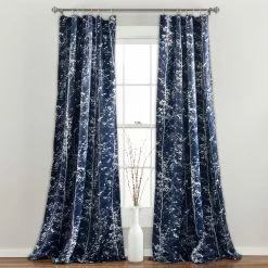 Wholesale π Lush Decor Forest Window Curtain Panel Pair Navy π₯°