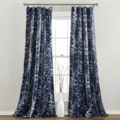 Wholesale 🛒 Lush Decor Forest Window Curtain Panel Pair Navy 🥰 -Lush Decor Shop Lush Decor Forest Window Curtain Panel Pair a3e513e0 0f15 4f8e 8270 502309578032 1000