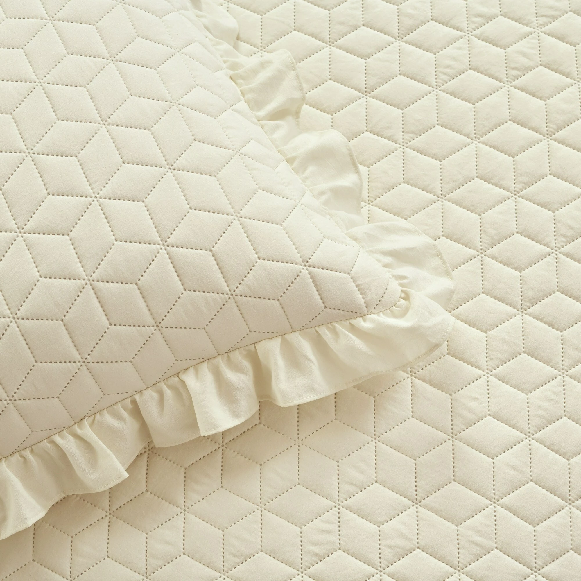 Coupon π Lush Decor French Country Geo Ruffle π Skirt 3-piece Bedspread Set White π 13 Coupon π Lush Decor French Country Geo Ruffle π Skirt 3-piece Bedspread Set White π - Image 13