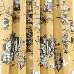 Best Pirce ✨ Lush Decor French Country Toile Room Darkening Window Curtain Panel Pair Yellow & Gray 👍 -Lush Decor Shop Lush Decor French Country Toile Room Darkening Window Curtain Panel Pair 13