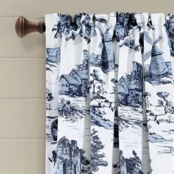 Best Pirce ✨ Lush Decor French Country Toile Room Darkening Window Curtain Panel Pair Yellow & Gray 👍 -Lush Decor Shop Lush Decor French Country Toile Room Darkening Window Curtain Panel Pair 4