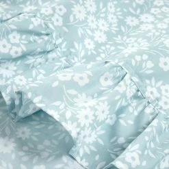 Wholesale 🎉 Lush Decor Garden Of Flowers Ruffle Sheet Set Neutral 😉 -Lush Decor Shop Lush Decor Garden Of Flowers Ruffle Sheet Set 2
