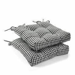 Discount ✨ Lush Decor Gingham Check Yarn Dyed Chair Pad, 2-Pack 🧨 -Lush Decor Shop Lush Decor Gingham Check Yarn Dyed Chair Pad2C 2 Pack 3