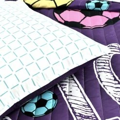 Buy 𧨠Lush Decor π§ Girls Soccer Kick Quilt Set White/turquoise π€© 20 Buy 𧨠Lush Decor π§ Girls Soccer Kick Quilt Set White/turquoise π€© -Lush Decor Shop Lush Decor Girls Soccer Kick Quilt Set 5