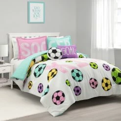 Flash Sale βοΈ Lush Decor π§ Girls Soccer Kick Reversible Oversized Comforter Purple π― 27 Flash Sale βοΈ Lush Decor π§ Girls Soccer Kick Reversible Oversized Comforter Purple π― -Lush Decor Shop Lush Decor Girls Soccer Kick Reversible Oversized Comforter 4