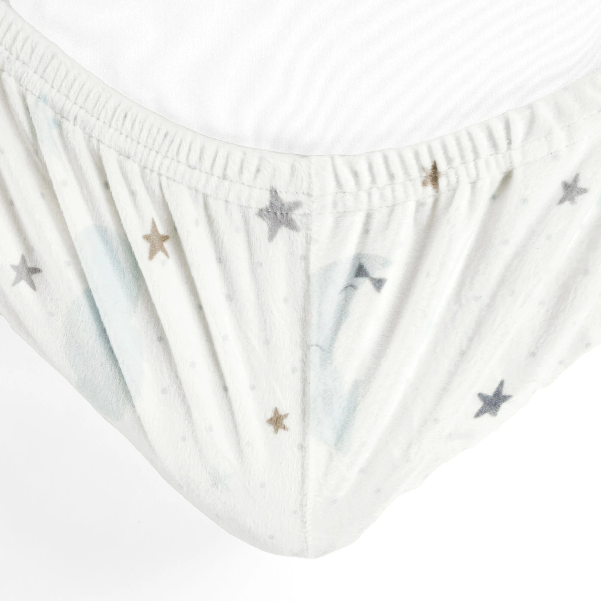 Buy ✨ Lush Decor Goodnight Little Moon Soft & Plush Fitted Crib Sheet - 52"x 28" X 9" ⭐ 3 Buy ✨ Lush Decor Goodnight Little Moon Soft & Plush Fitted Crib Sheet - 52"x 28" X 9" ⭐ - Image 3