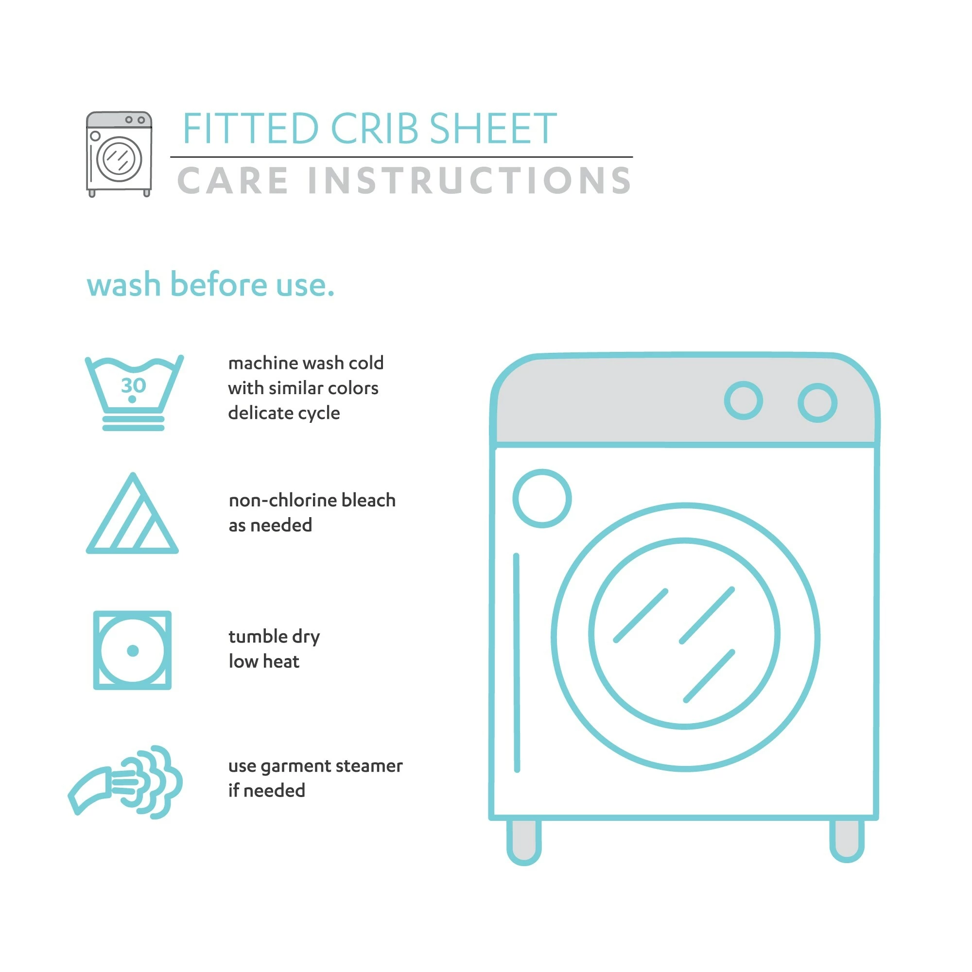 Buy ✨ Lush Decor Goodnight Little Moon Soft & Plush Fitted Crib Sheet - 52"x 28" X 9" ⭐ 4 Buy ✨ Lush Decor Goodnight Little Moon Soft & Plush Fitted Crib Sheet - 52"x 28" X 9" ⭐ - Image 4