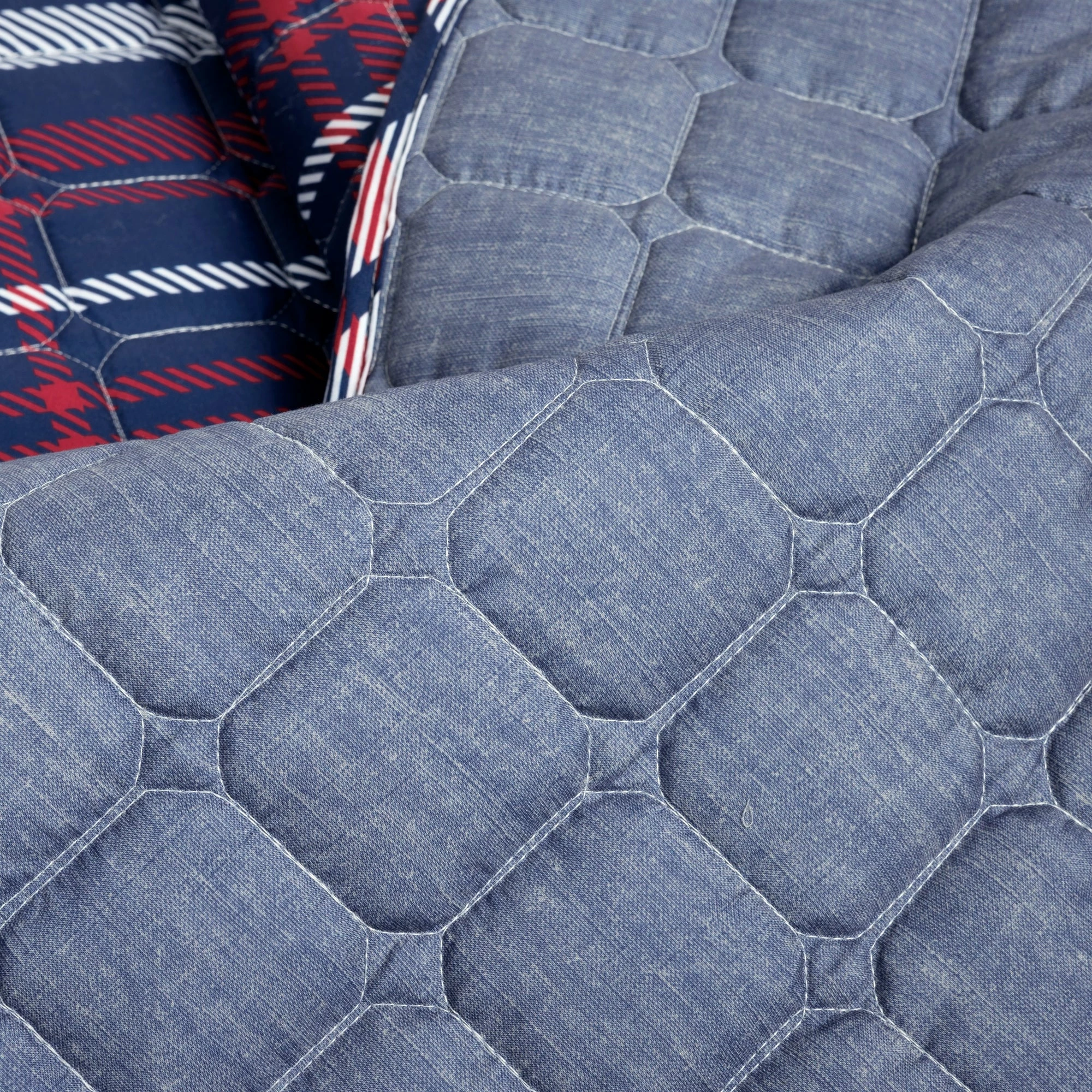 Best Pirce π Lush Decor Grayson Farmhouse Plaid Reversible 3 Piece Quilt Set π₯ 5 Best Pirce π Lush Decor Grayson Farmhouse Plaid Reversible 3 Piece Quilt Set π₯ - Image 5