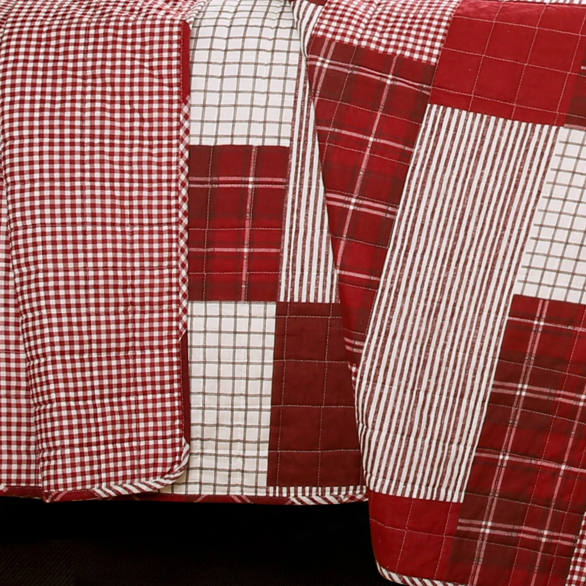 Best Pirce β Lush Decor Greenville Quilt Set Red π 6 Best Pirce β Lush Decor Greenville Quilt Set Red π - Image 6