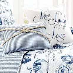 Hot Sale 🌟 Lush Decor Harbor Life 7-piece Quilt Set Indigo 🎉 -Lush Decor Shop Lush Decor Harbor Life 7 Piece Quilt Set 3