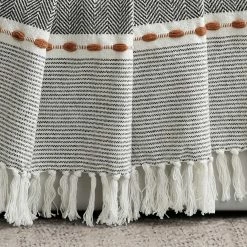 Brand new β Lush Decor Herringbone Stripe Yarn Dyed Cotton Woven Tassel Throw Blanket Yellow/grey 𧨠20 Brand new β Lush Decor Herringbone Stripe Yarn Dyed Cotton Woven Tassel Throw Blanket Yellow/grey 𧨠-Lush Decor Shop Lush Decor Herringbone Stripe Yarn Dyed Cotton Woven Tassel Throw Blanket 5