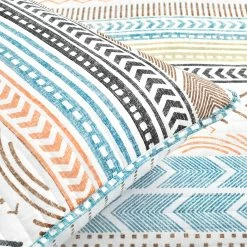 Best deal 👍 Lush Decor Hygge Geometric Pattern 3-piece Quilt Set Multicolored 🌟 -Lush Decor Shop Lush Decor Hygge Geo 3 Piece Quilt Set 9