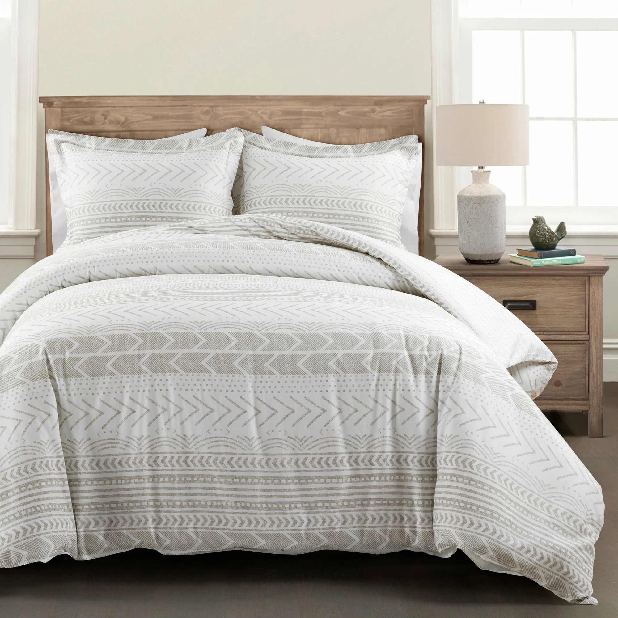 Top 10 β Lush Decor Hygge Geo Reversible 3 Piece Cotton Duvet Set White/grey π 14 Top 10 β Lush Decor Hygge Geo Reversible 3 Piece Cotton Duvet Set White/grey π - Image 14