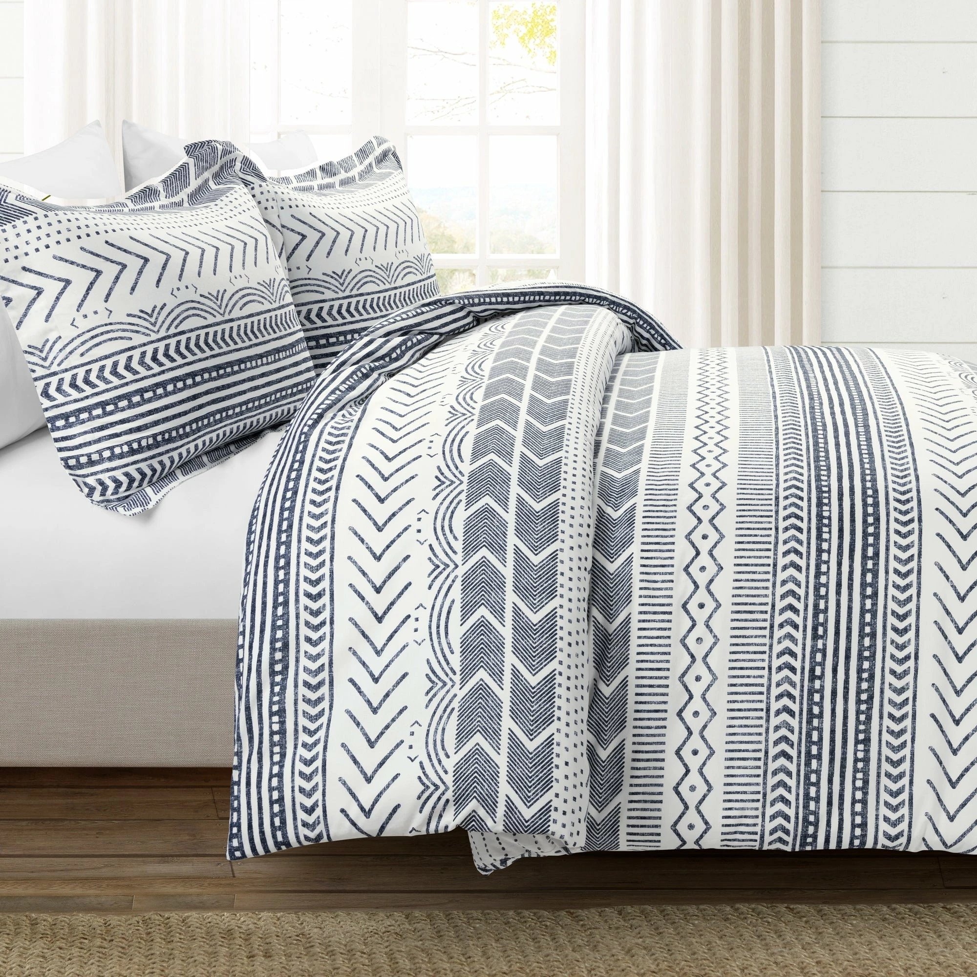 Top 10 β Lush Decor Hygge Geo Reversible 3 Piece Cotton Duvet Set White/grey π 5 Top 10 β Lush Decor Hygge Geo Reversible 3 Piece Cotton Duvet Set White/grey π - Image 5
