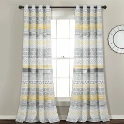 Brand new β Lush Decor Hygge Geo Room Darkening Window Curtain Panel Pair Yellow & Gray π 20 Brand new β Lush Decor Hygge Geo Room Darkening Window Curtain Panel Pair Yellow & Gray π -Lush Decor Shop Lush Decor Hygge Geo Room Darkening Window Curtain Panel Pair 5