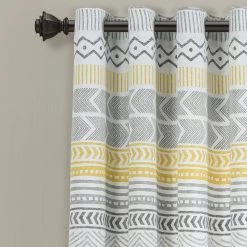 Brand new β Lush Decor Hygge Geo Room Darkening Window Curtain Panel Pair Yellow & Gray π 24 Brand new β Lush Decor Hygge Geo Room Darkening Window Curtain Panel Pair Yellow & Gray π -Lush Decor Shop Lush Decor Hygge Geo Room Darkening Window Curtain Panel Pair 9