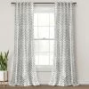 Best deal 🥰 Lush Decor Hygge Modern Arrow Linen Look Window Curtain Panels Set Dark Gray ⌛