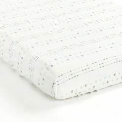 Best reviews of 🔥 Lush Decor Hygge Sloth Geo Soft & Plush Fitted Crib Sheet - 52"x 28" X 9" 🎉