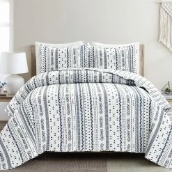 Best deal 🌟 Lush Decor Hygge Stripe 3 Piece Quilt Set Black & White 👏
