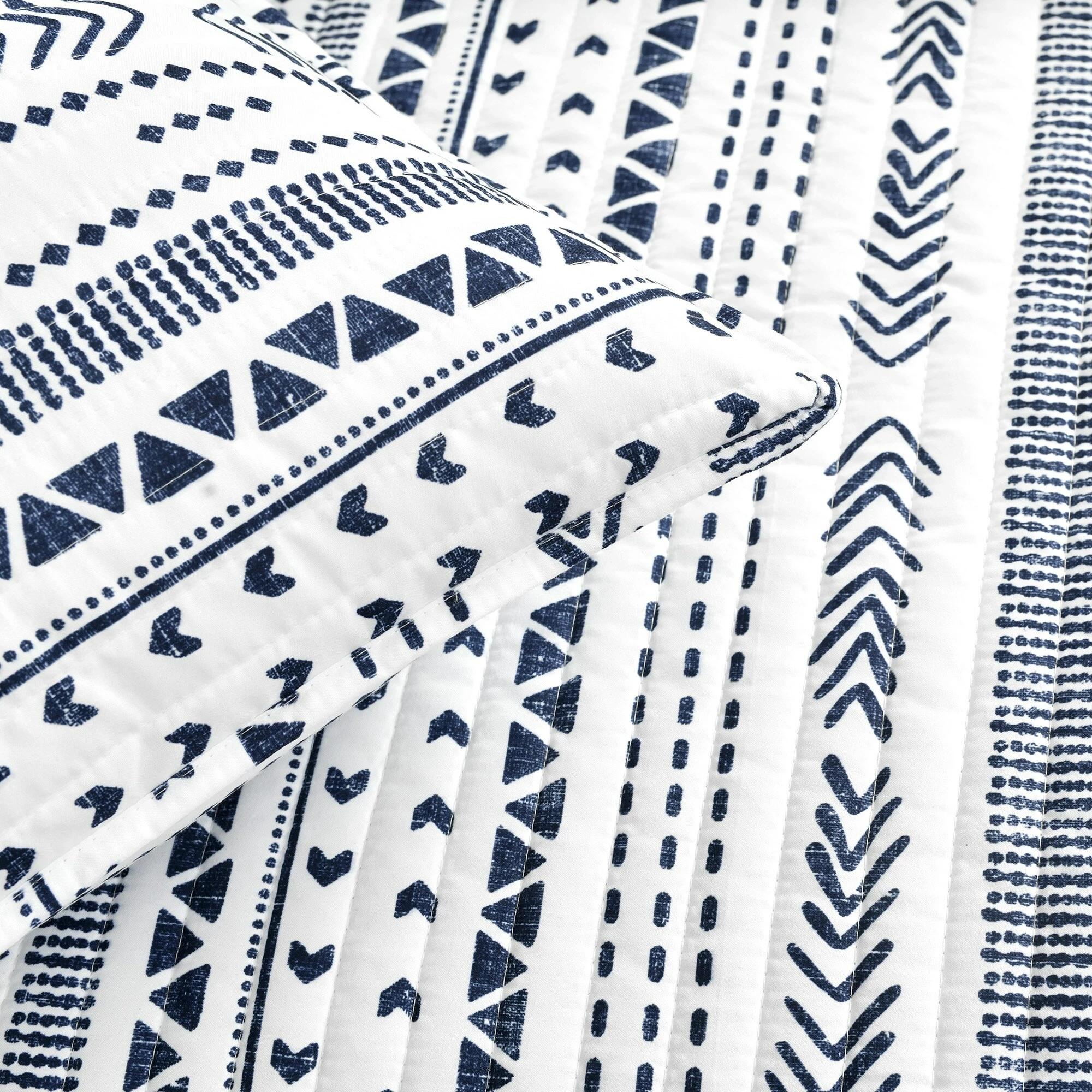 Best deal π Lush Decor Hygge Stripe 3 Piece Quilt Set Black & White π 5 Best deal π Lush Decor Hygge Stripe 3 Piece Quilt Set Black & White π - Image 5