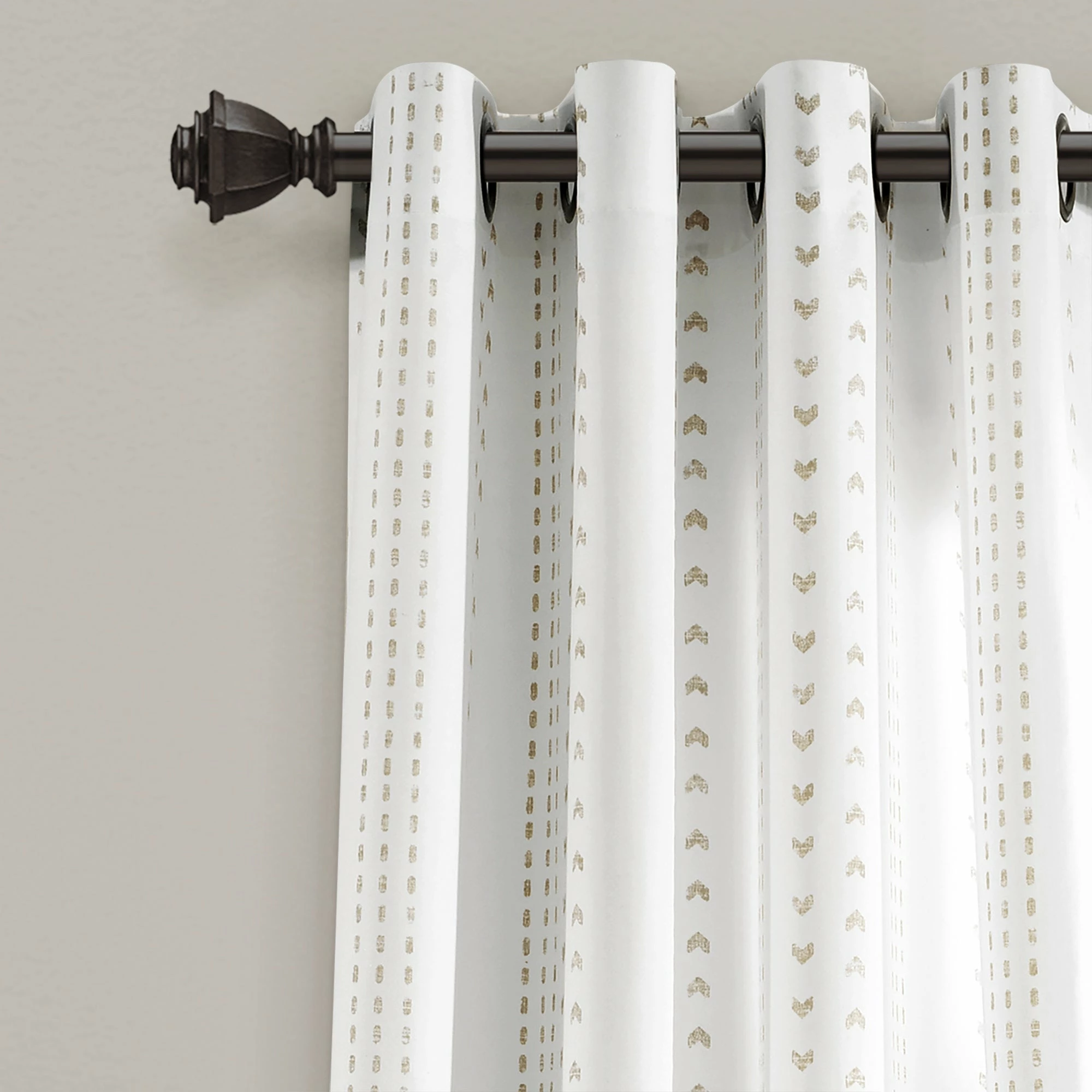 Outlet π― Lush Decor Hygge Stripe Window Curtain Panel Pair π 13 Outlet π― Lush Decor Hygge Stripe Window Curtain Panel Pair π - Image 13