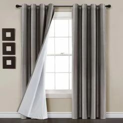 Top 10 🔥 Lush Decor Insulated Grommet Blackout Faux Silk Window Curtain Panel Ivory 💯 -Lush Decor Shop Lush Decor Insulated Grommet Blackout Faux Silk Window Curtain Panel 10