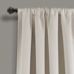 Flash Sale ⌛ Lush Decor Insulated Rod Pocket Blackout Window Curtain Panel Pair Dark Gray ✔️ -Lush Decor Shop Lush Decor Insulated Rod Pocket Blackout Window Curtain Panel Pair 12