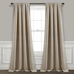 Flash Sale ⌛ Lush Decor Insulated Rod Pocket Blackout Window Curtain Panel Pair Dark Gray ✔️ -Lush Decor Shop Lush Decor Insulated Rod Pocket Blackout Window Curtain Panel Pair 2